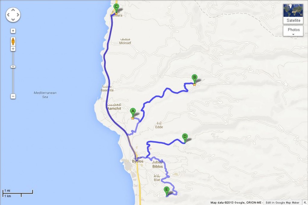 Bus routes and feesRoutes Et Fraisالطرقات والتكاليف 